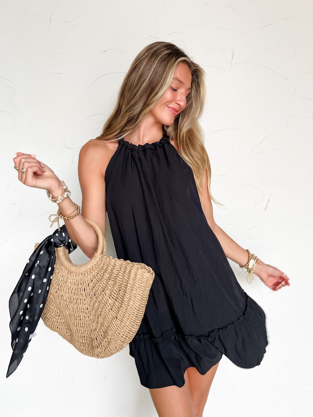Forever Young Ruffled Mini Dress