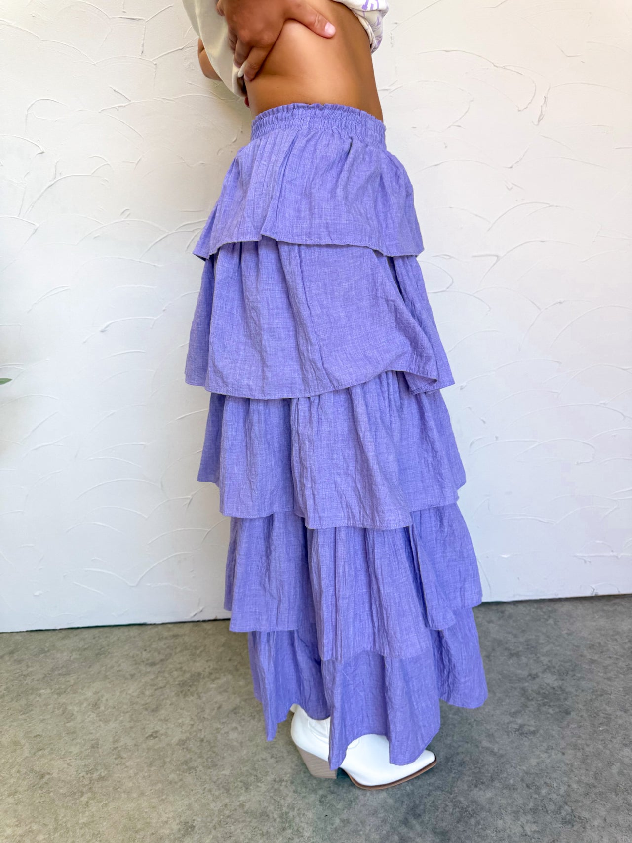Stay Hopeful Purple Tired Skirt