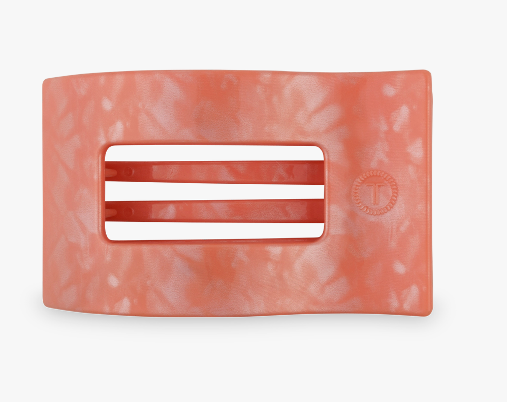 Dreamsicle Flat Rectangle Hair Clip- Medium