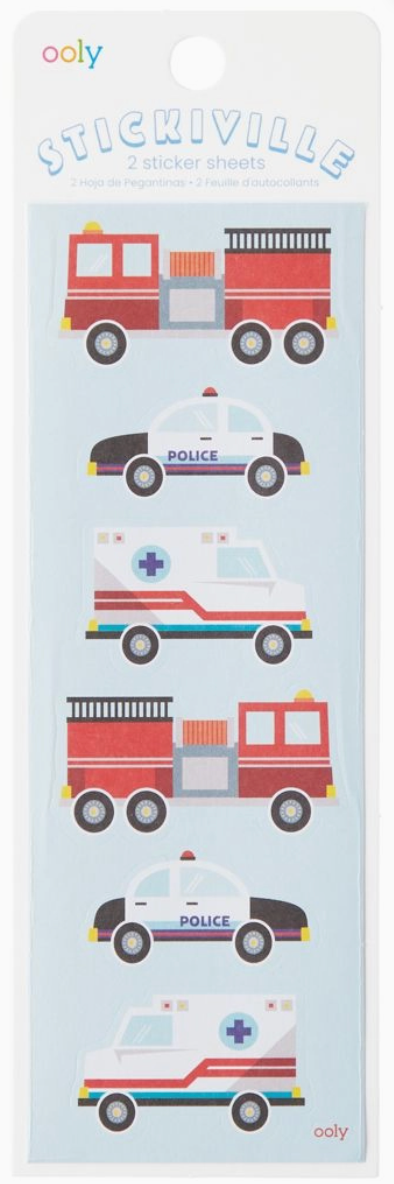 Helping Vehicles Stickers