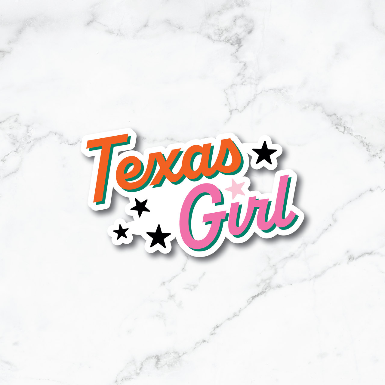 Texas Girl Sticker