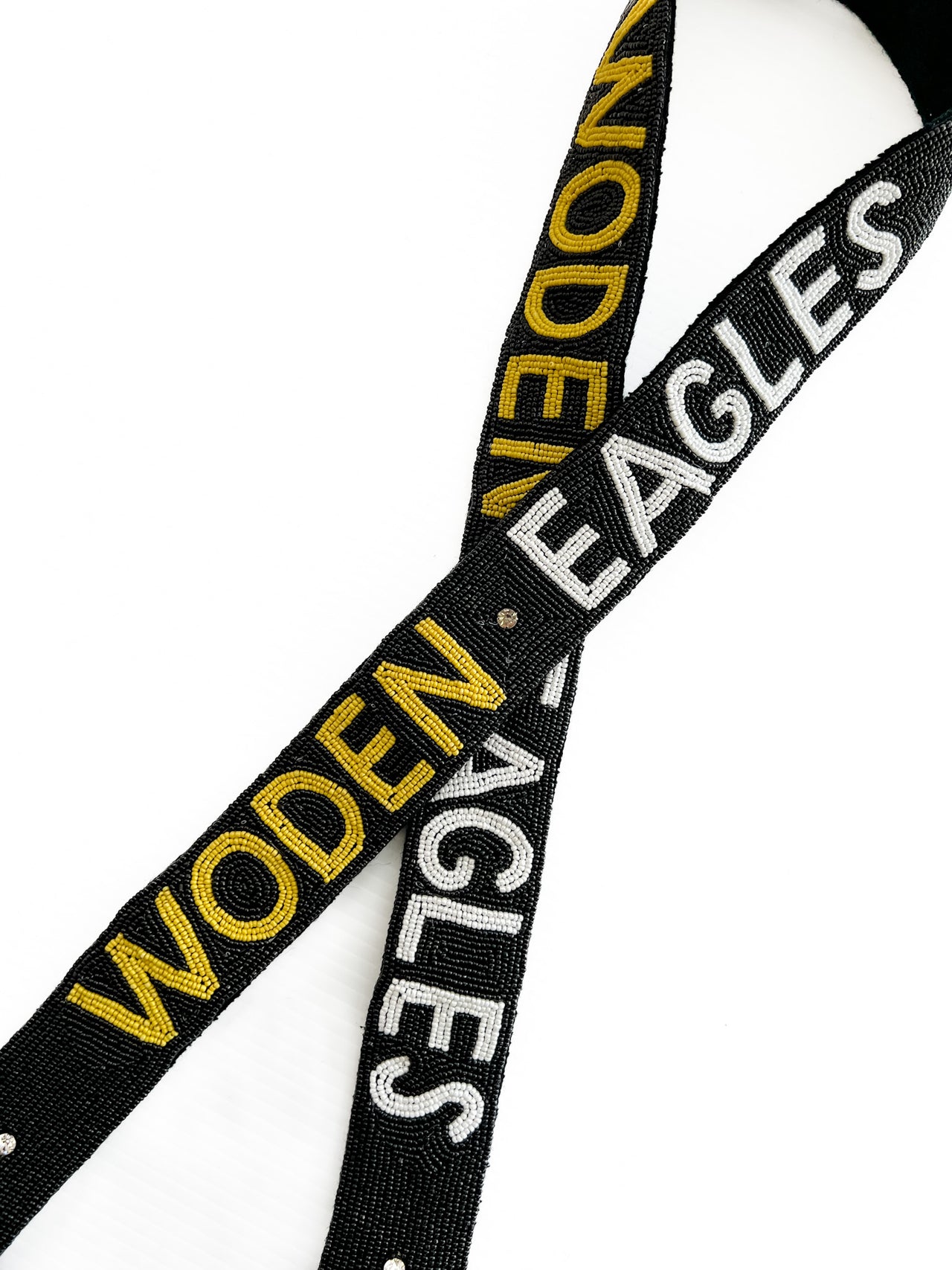Woden Beaded Bag Strap
