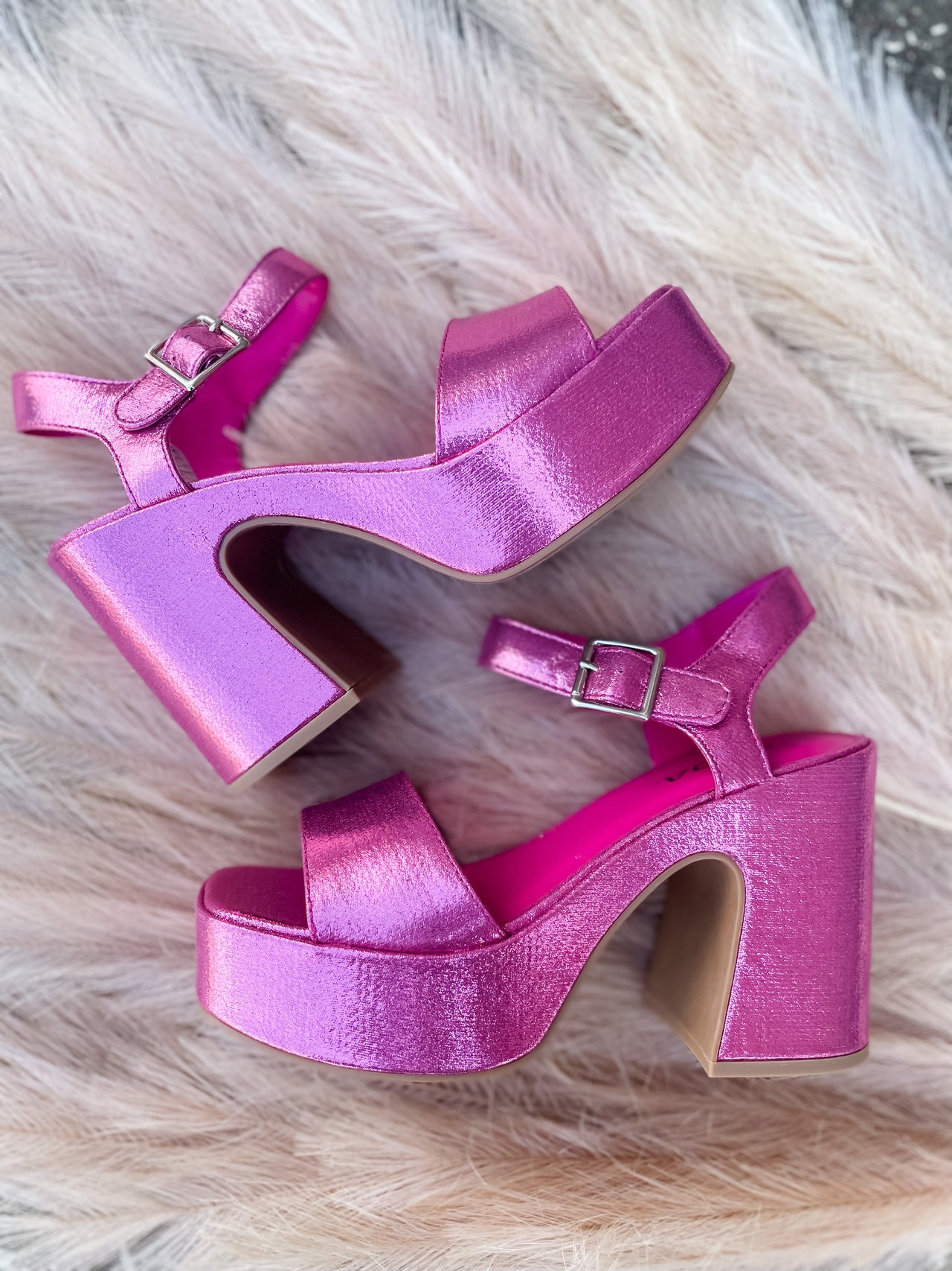 Launch Heels- Hot Pink