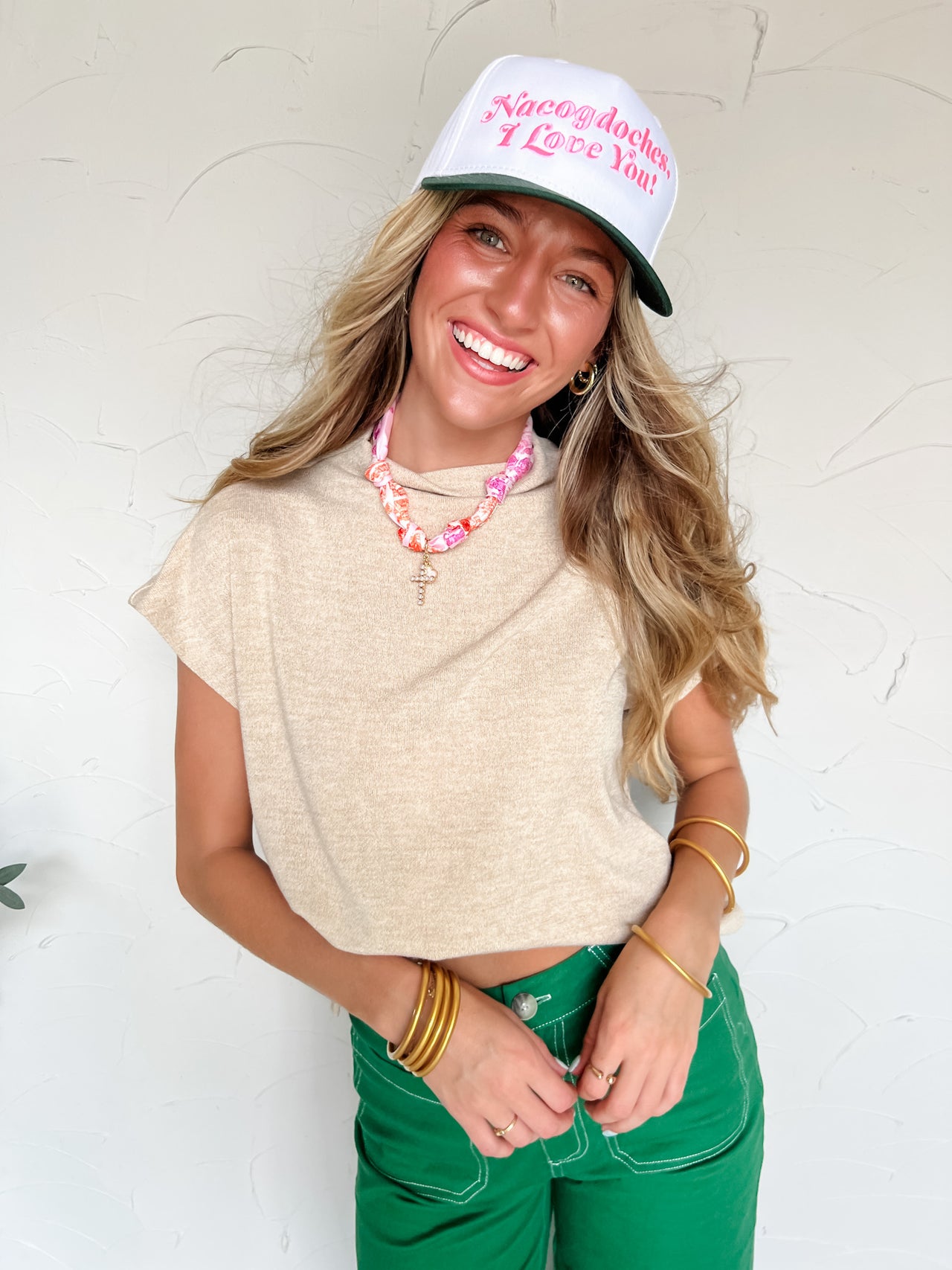 Live A Little Knit Mock Neck Top
