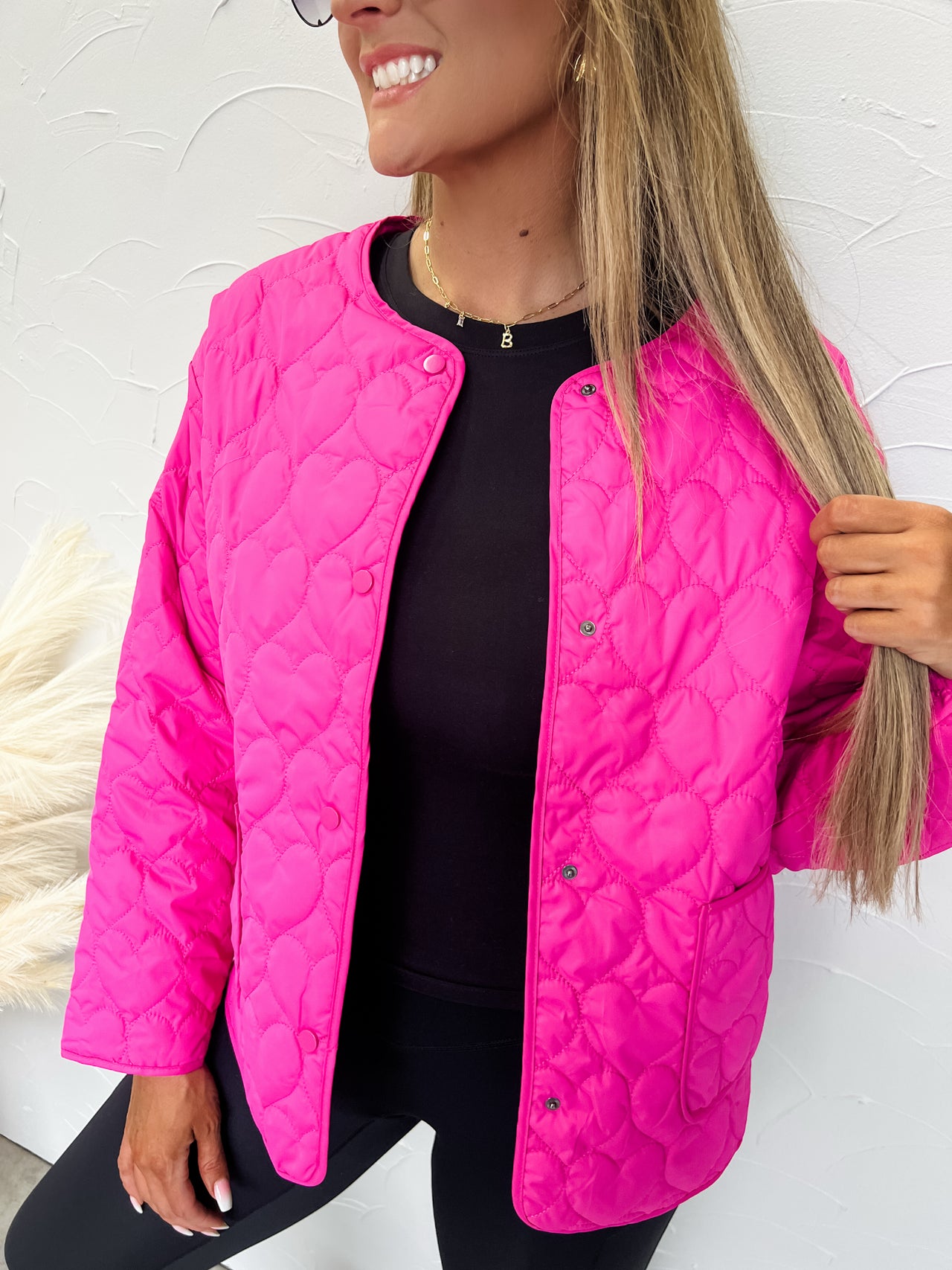 Warm And Snuggly Quilted Heart Puffer Jacket