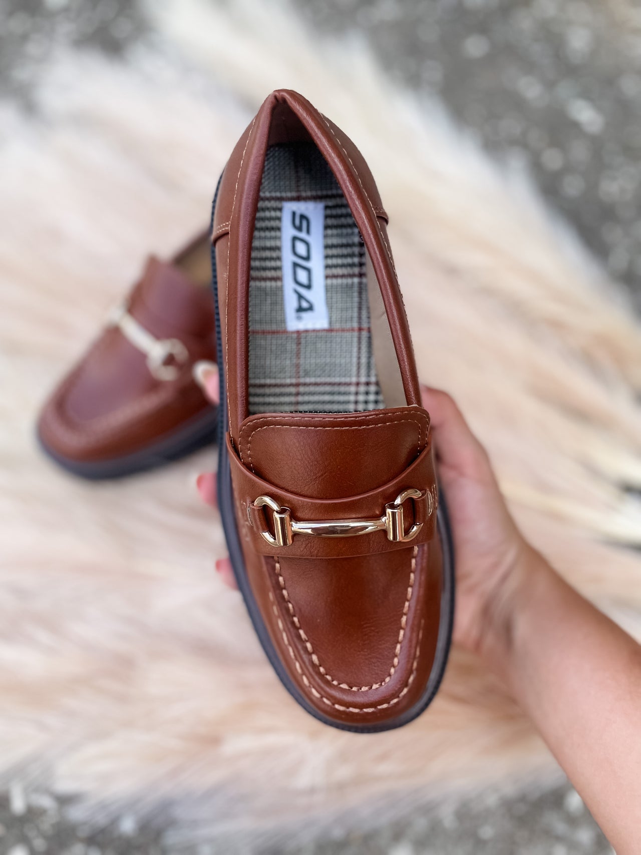 Theos Loafers- Cognac
