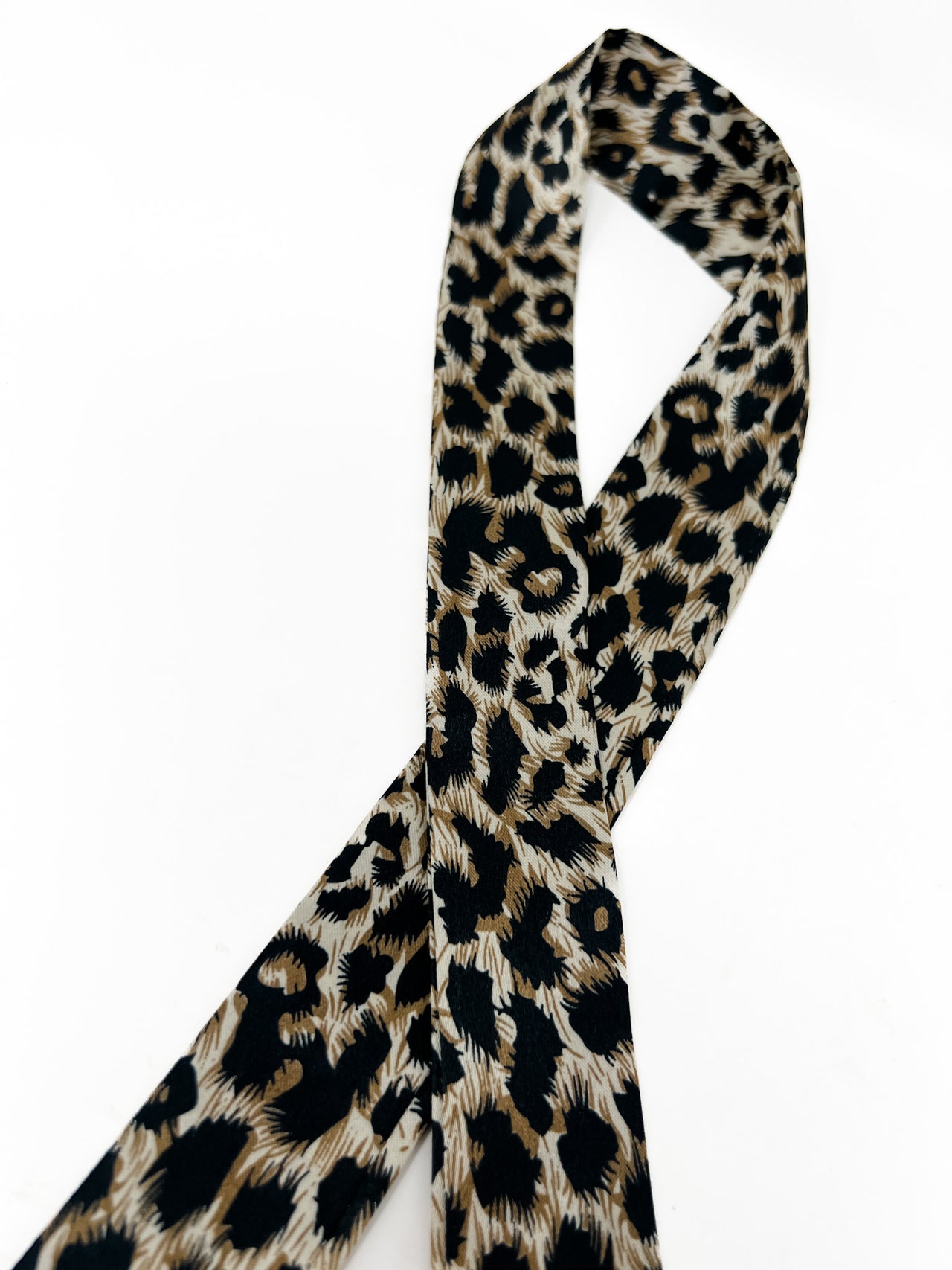 Claire Ivory Leopard Scarf