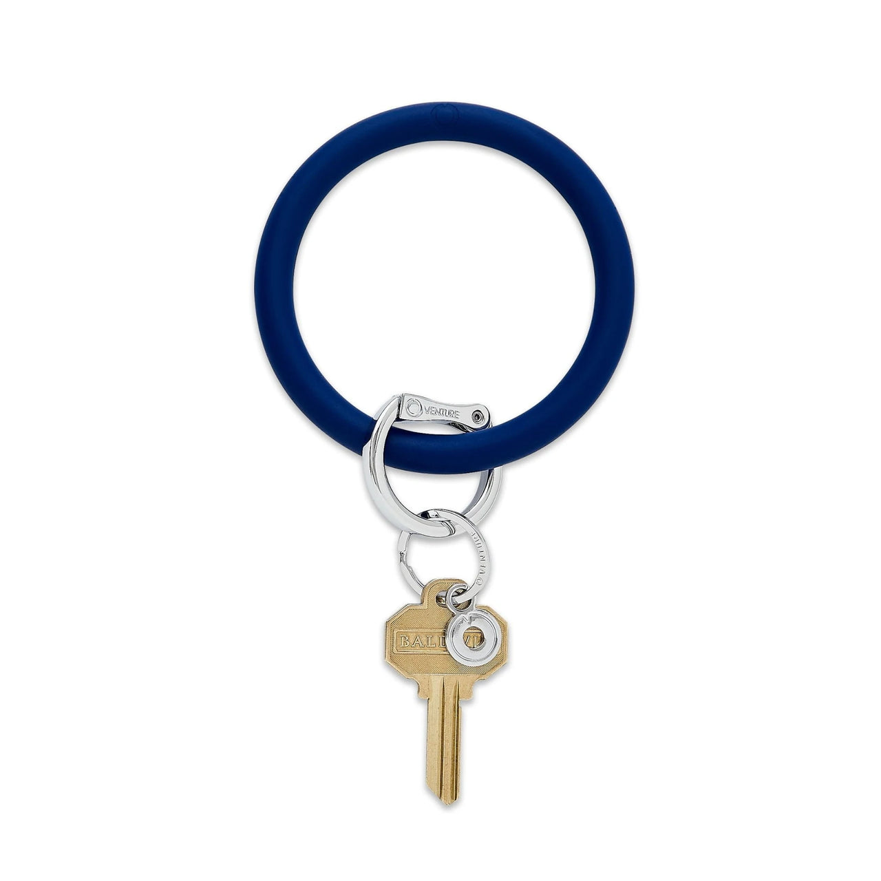 Midnight Navy Signature Key Ring