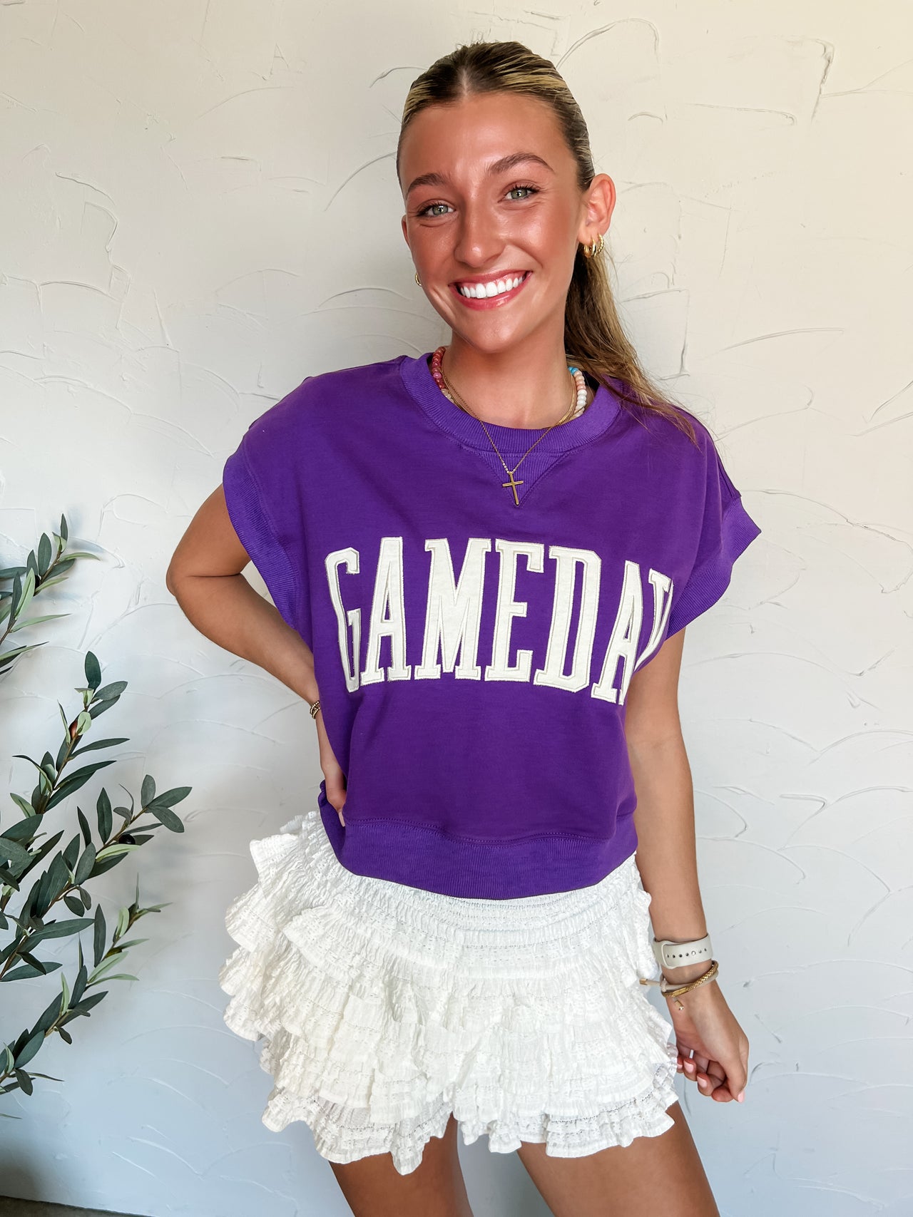 Ease Your Mind Boxy Cropped Top