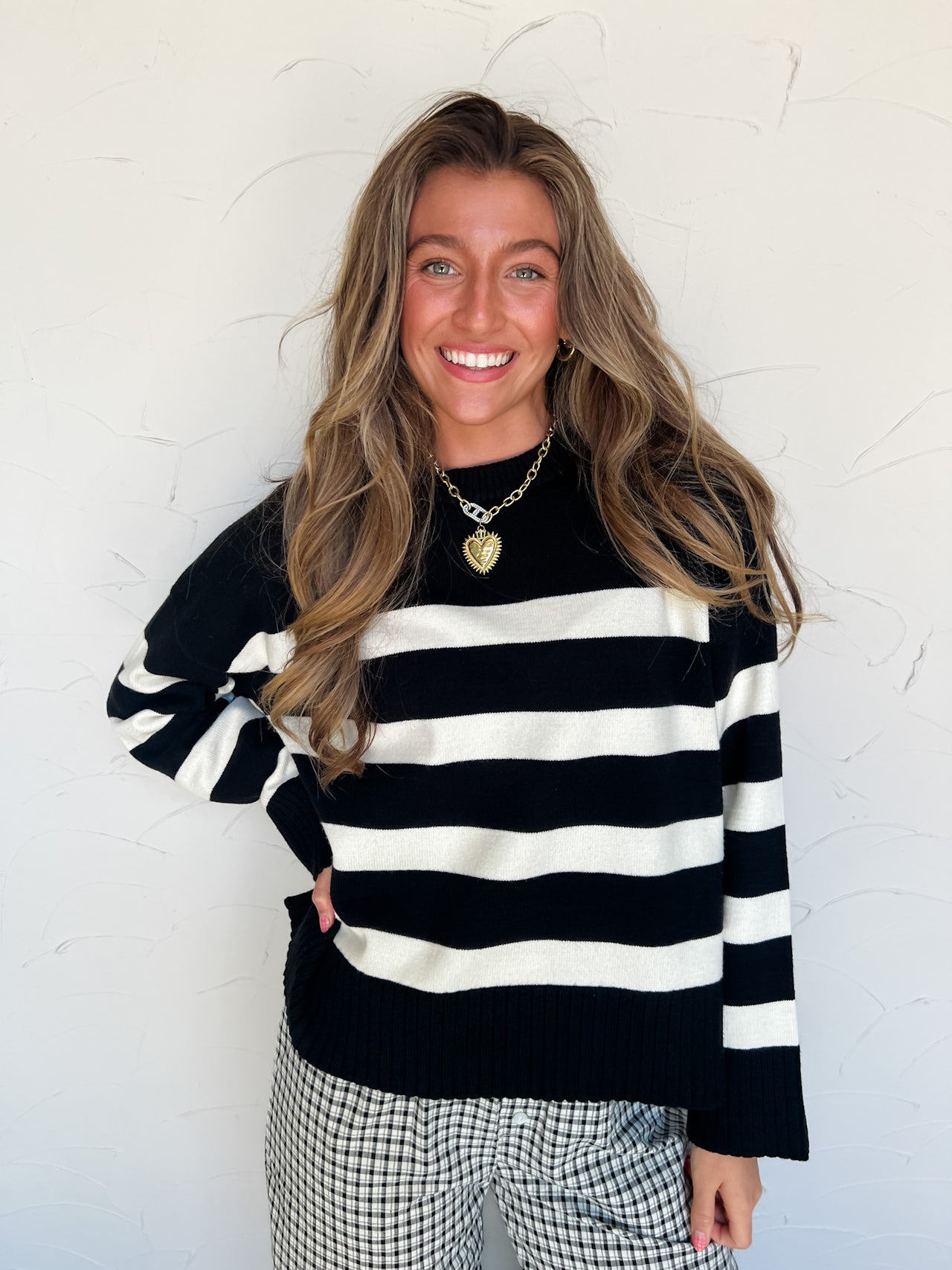 Striped And Dazed Sweater