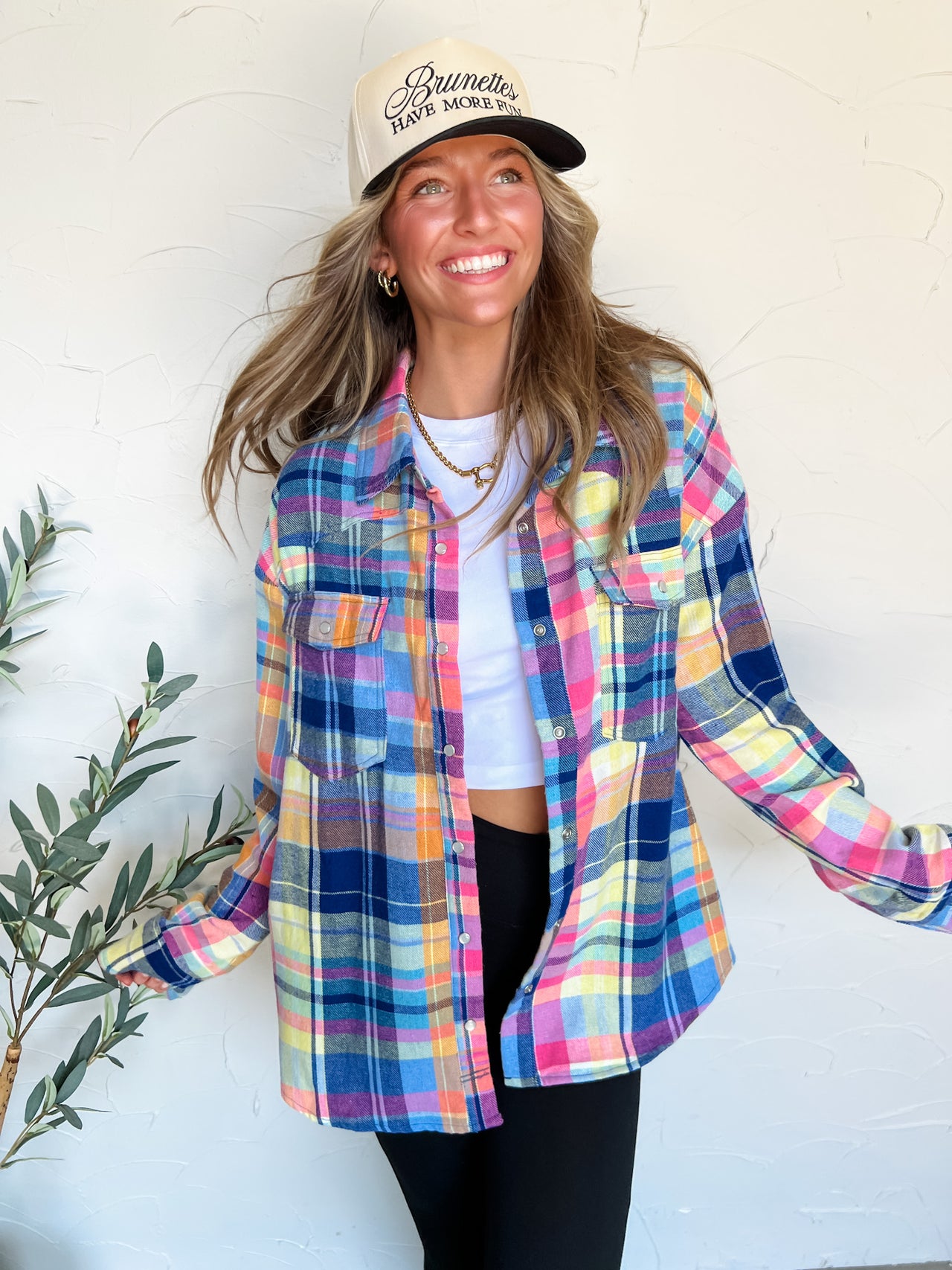 Couldn't Decide Plaid Button Down Shirt