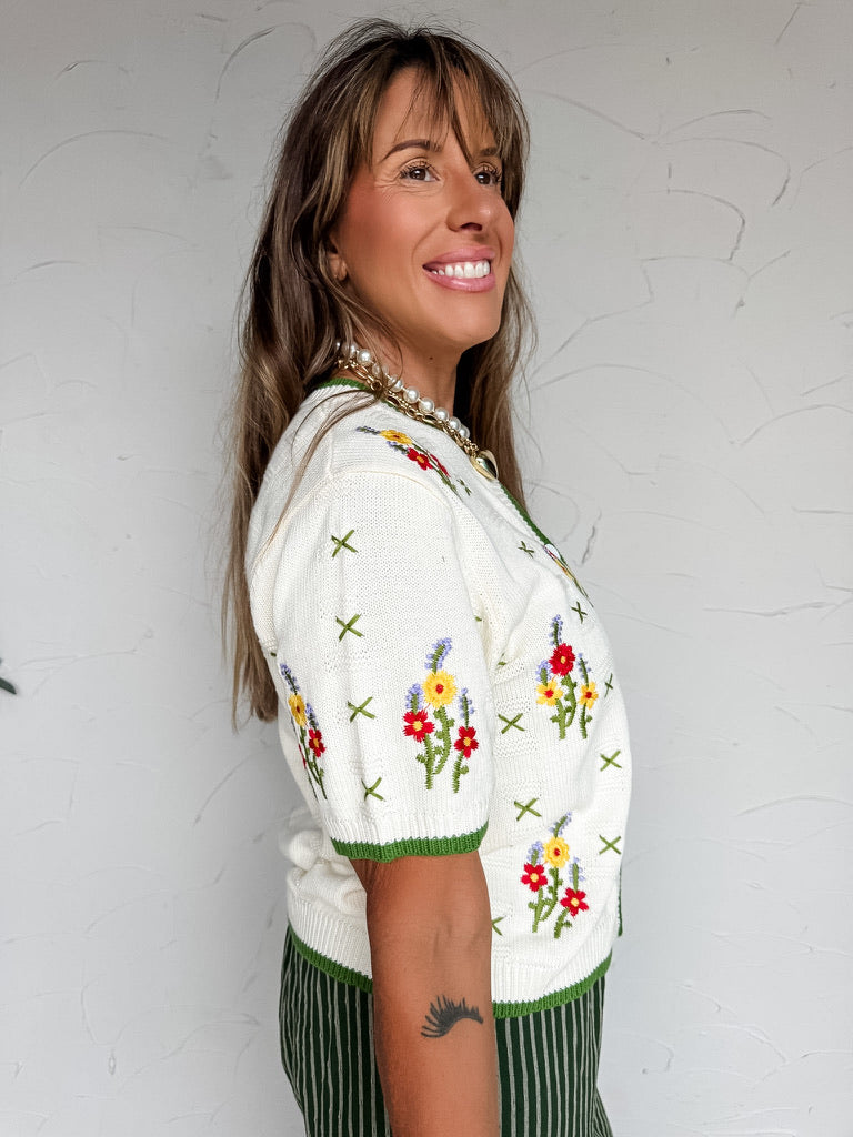 Lavish Garden Party Floral Cardigan