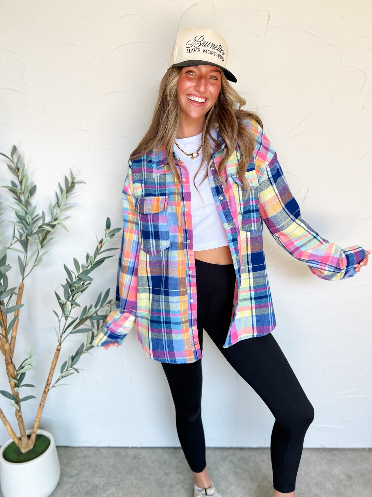 Couldn't Decide Plaid Button Down Shirt
