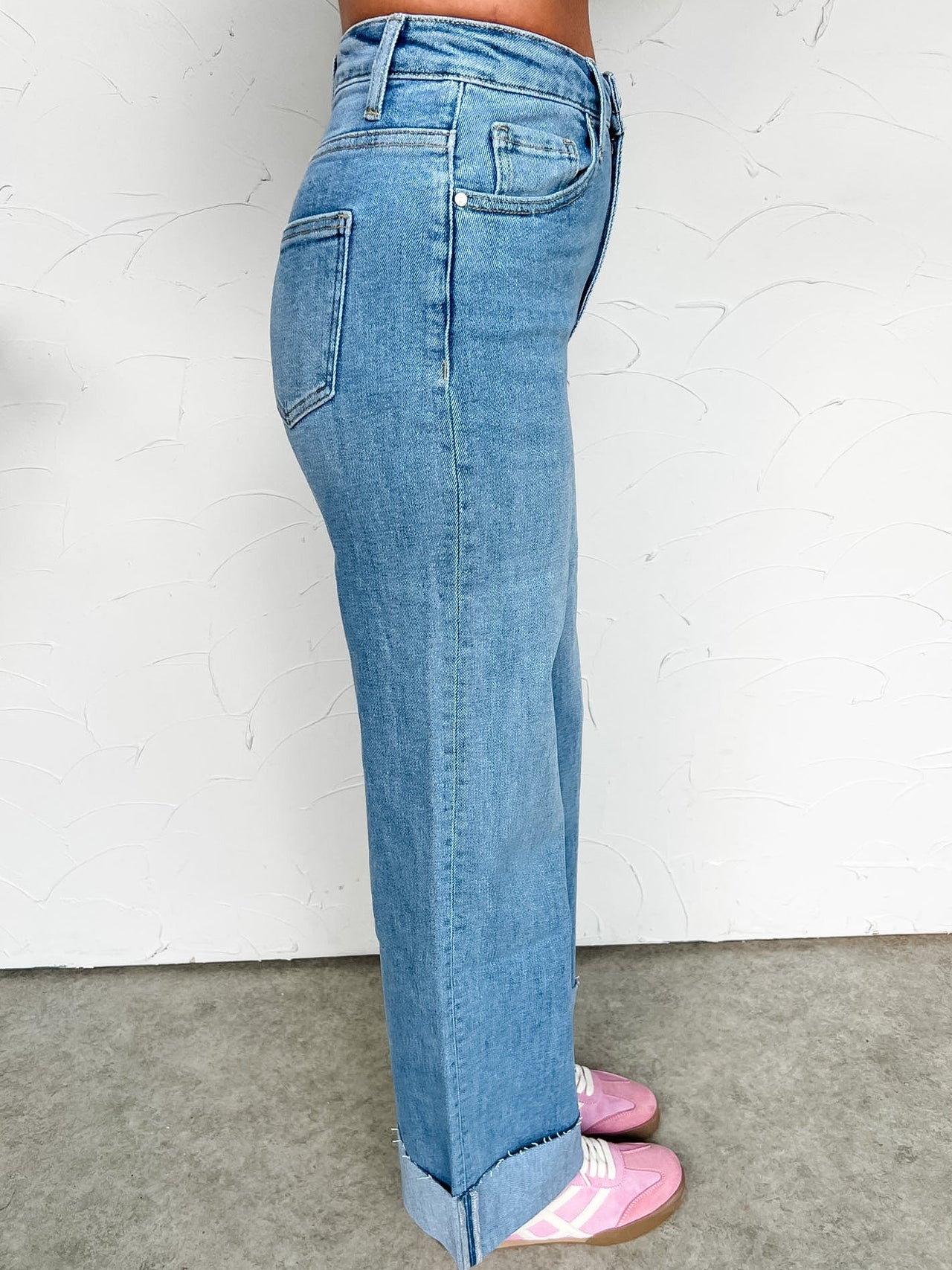 Think It Through 90's High Rise Straight Jeans