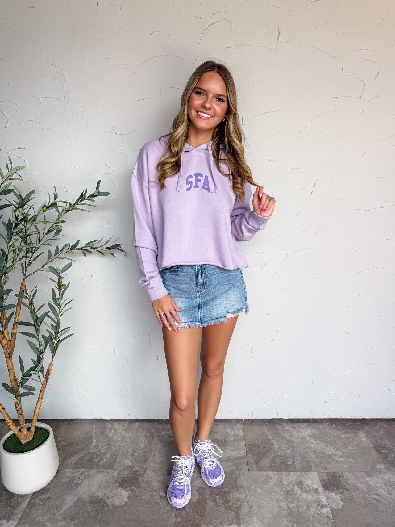 Mini SFA Crop Hoodie