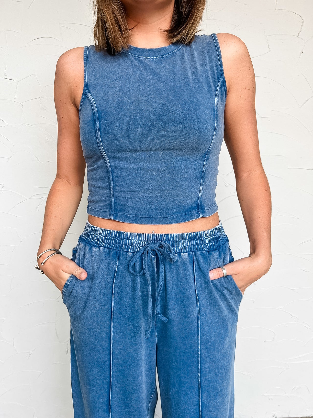 Girls Trip Comfy Set- Navy