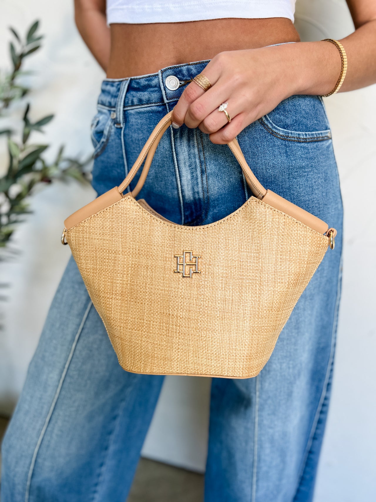 {CH} Leland Mini Tote Natural