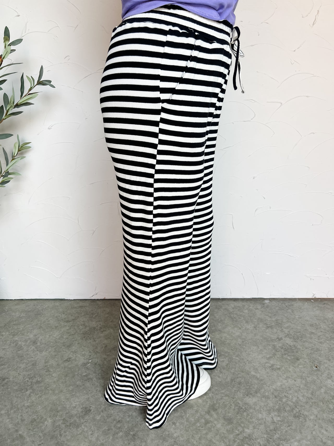 Walk In The Night Stripe Palazzo Pants