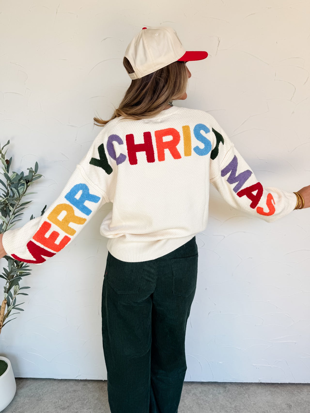 Big & Bold Merry Christmas Knit Sweater