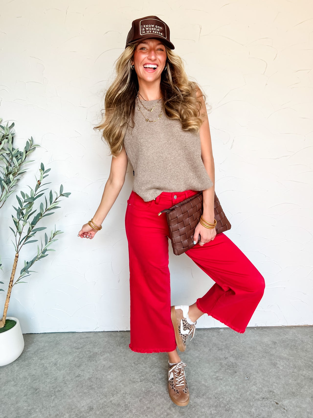 Simple Measures Flowy Top