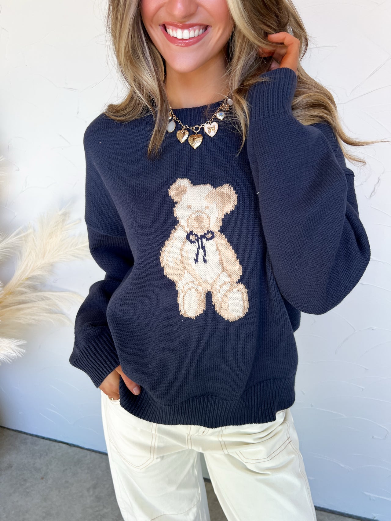 Teddy Bear Crew Neck Sweatshirt