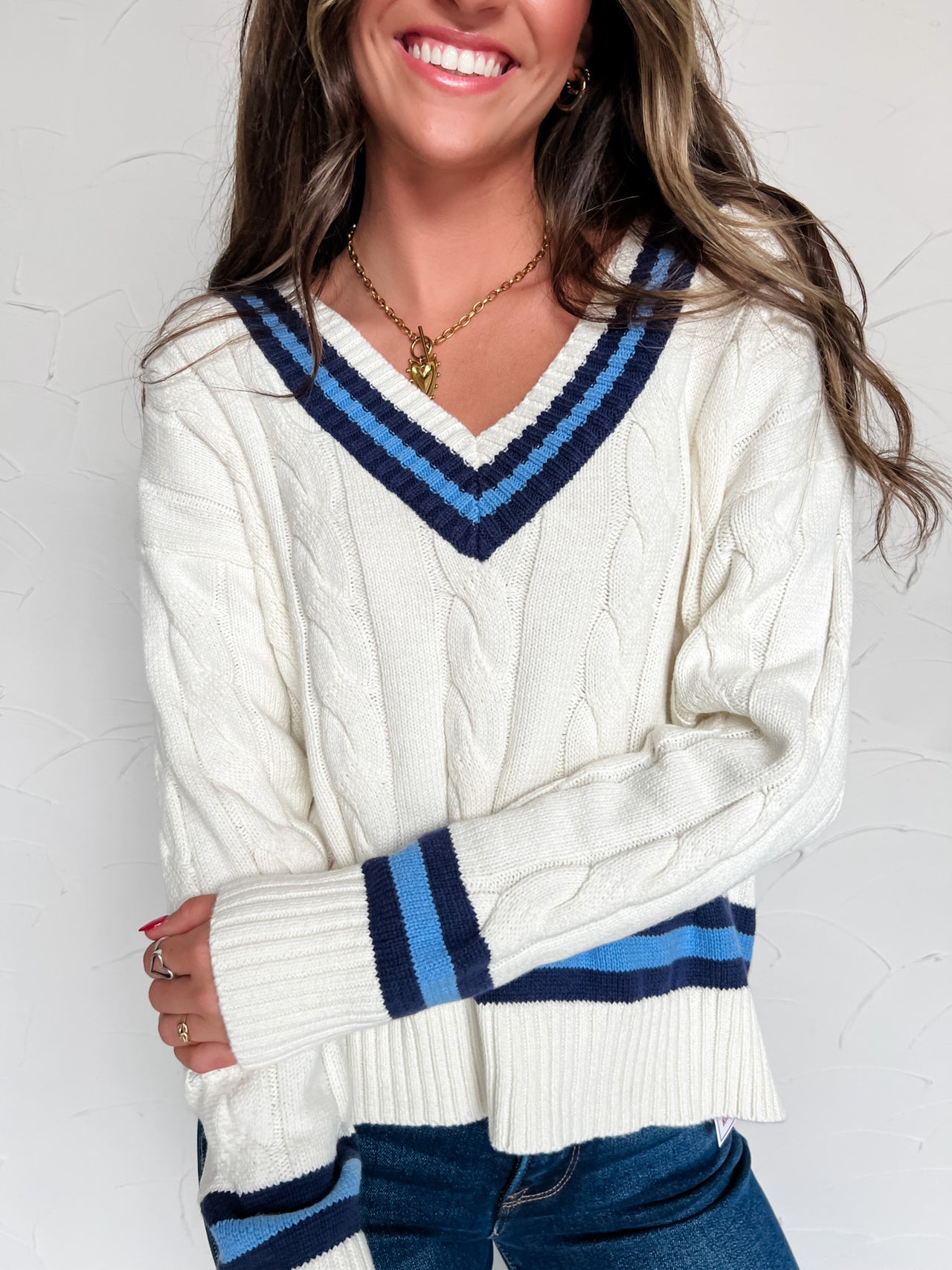 Top Of The Line Cable Knit Sweater