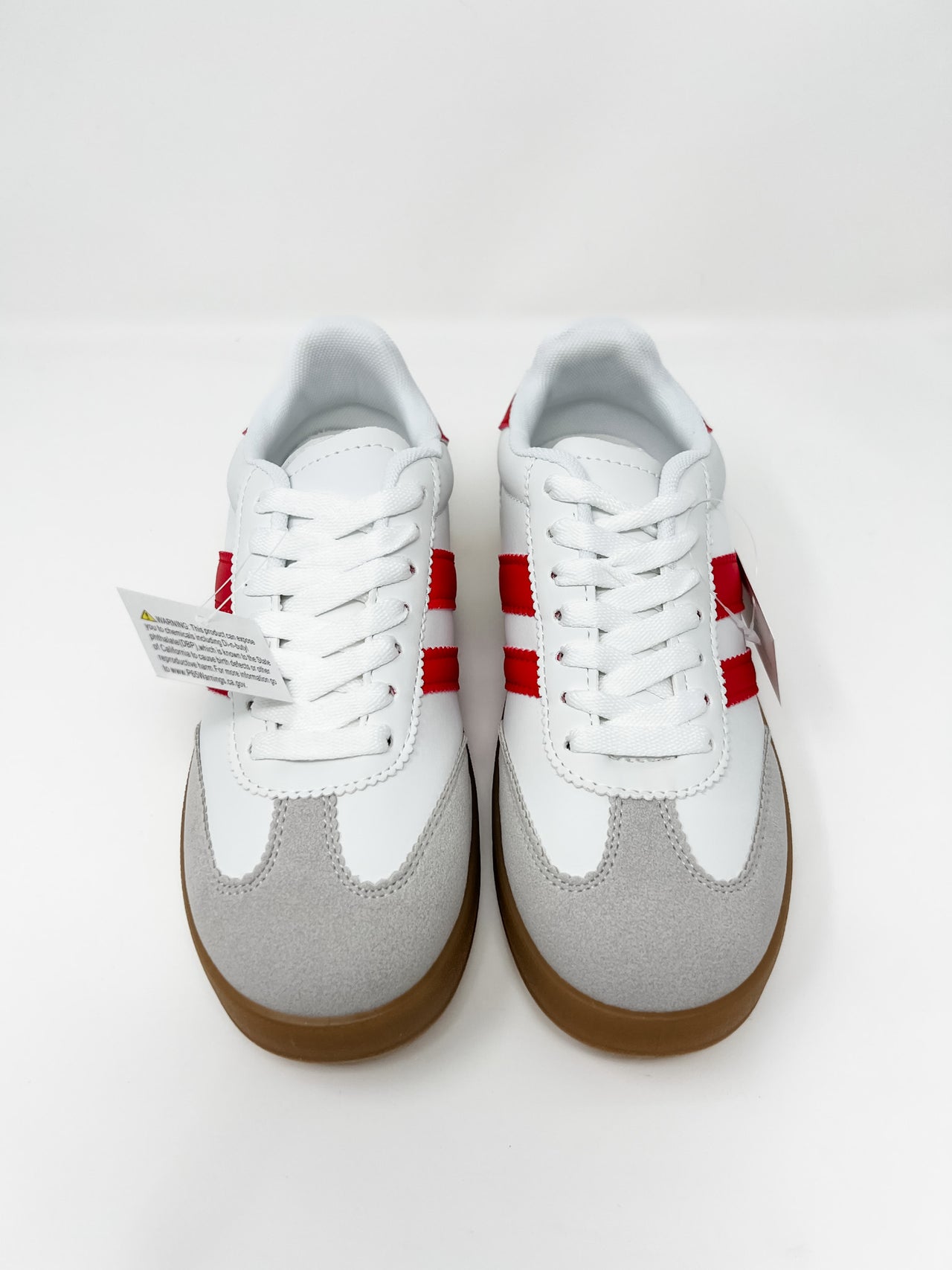 Deer Sneakers- White/Red