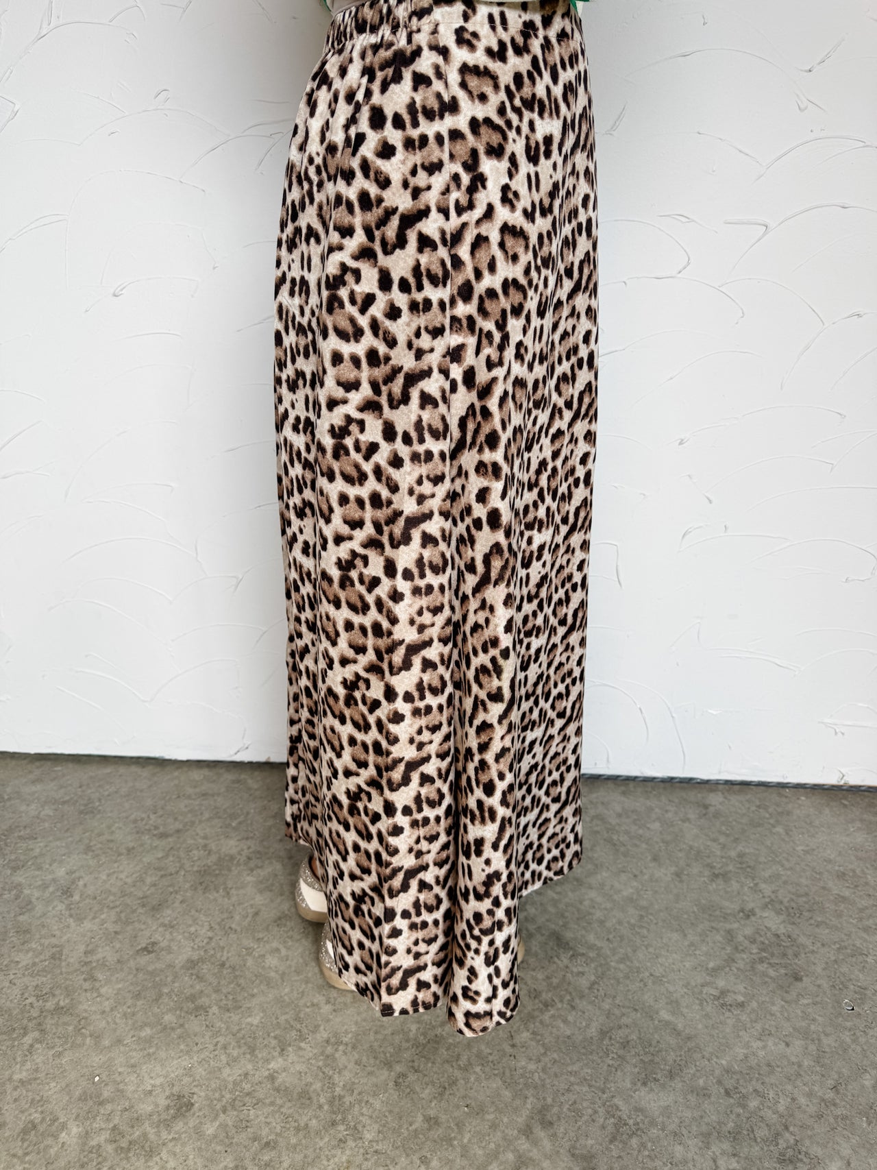 Wild Mood Leopard Maxi Skirt