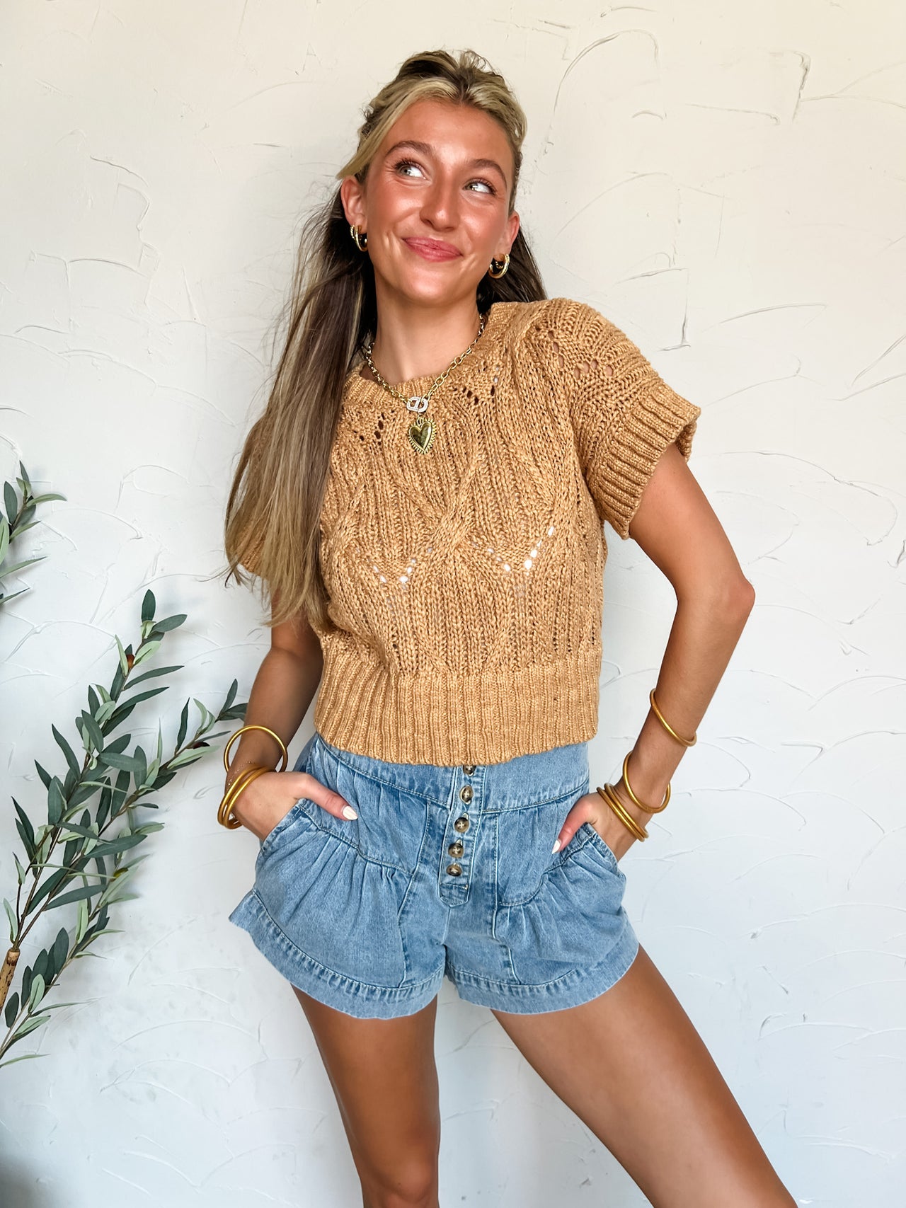 Elevate The Room Cable Knit Sweater