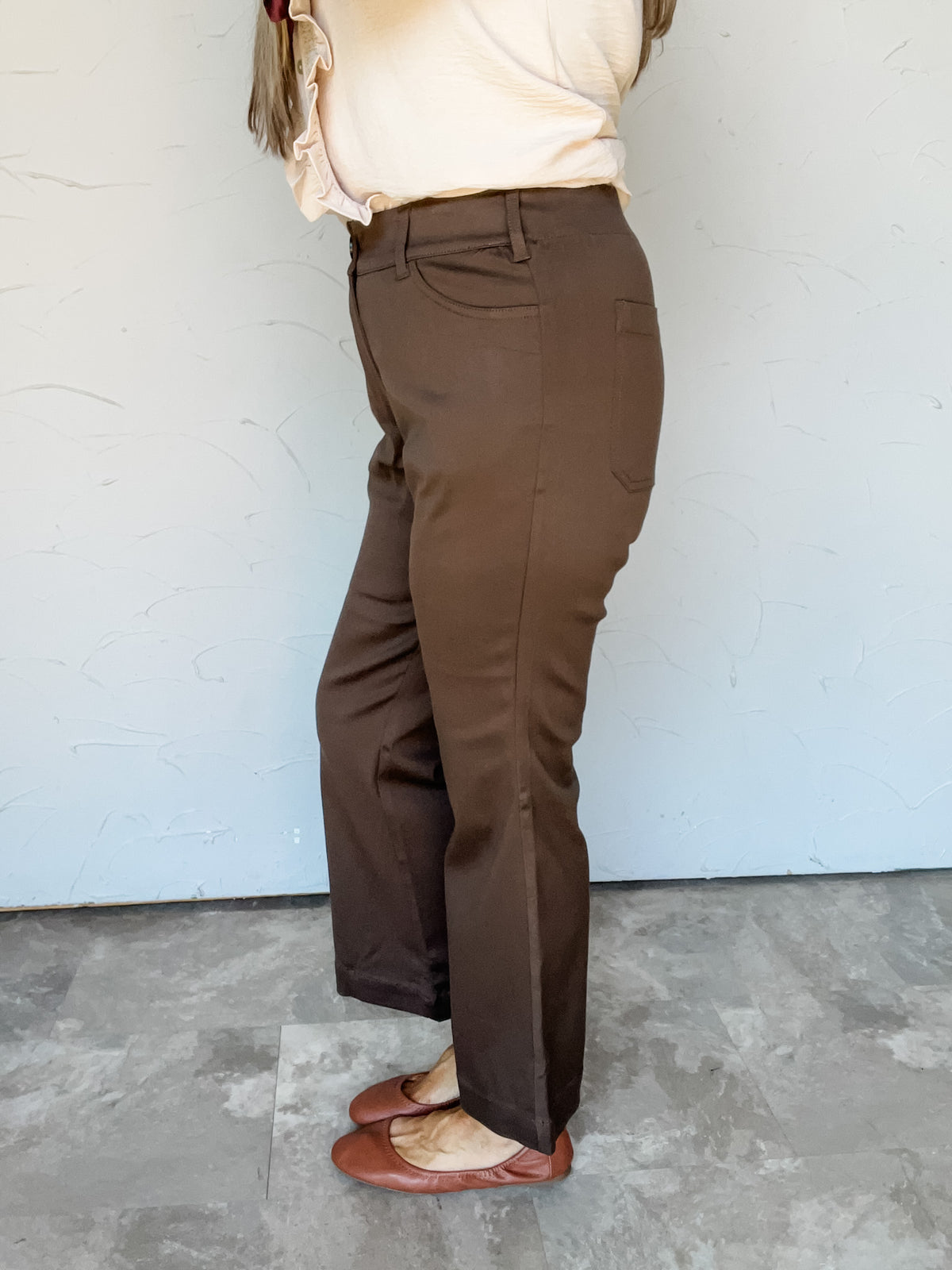 Be On My Way Brown Pants