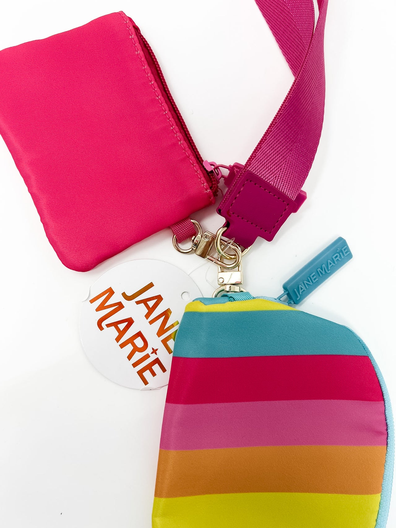 Sunset Stripes Wristlet
