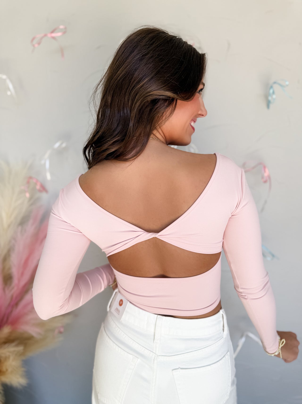 A Strong Mindset Twist Back Top