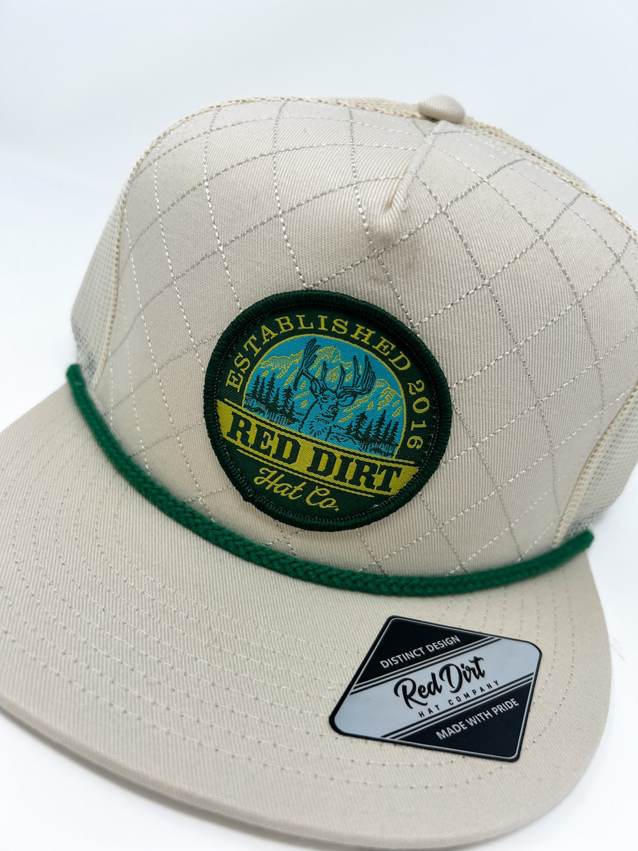 The Rack Hat- Pleated Khaki