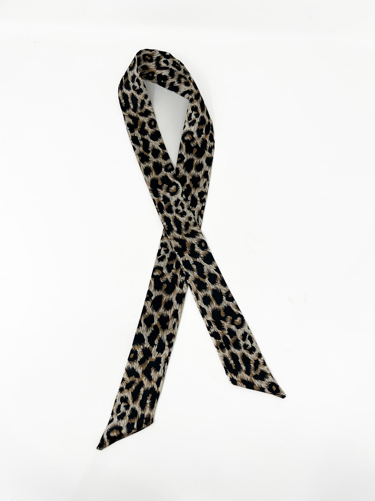 Claire Ivory Leopard Scarf