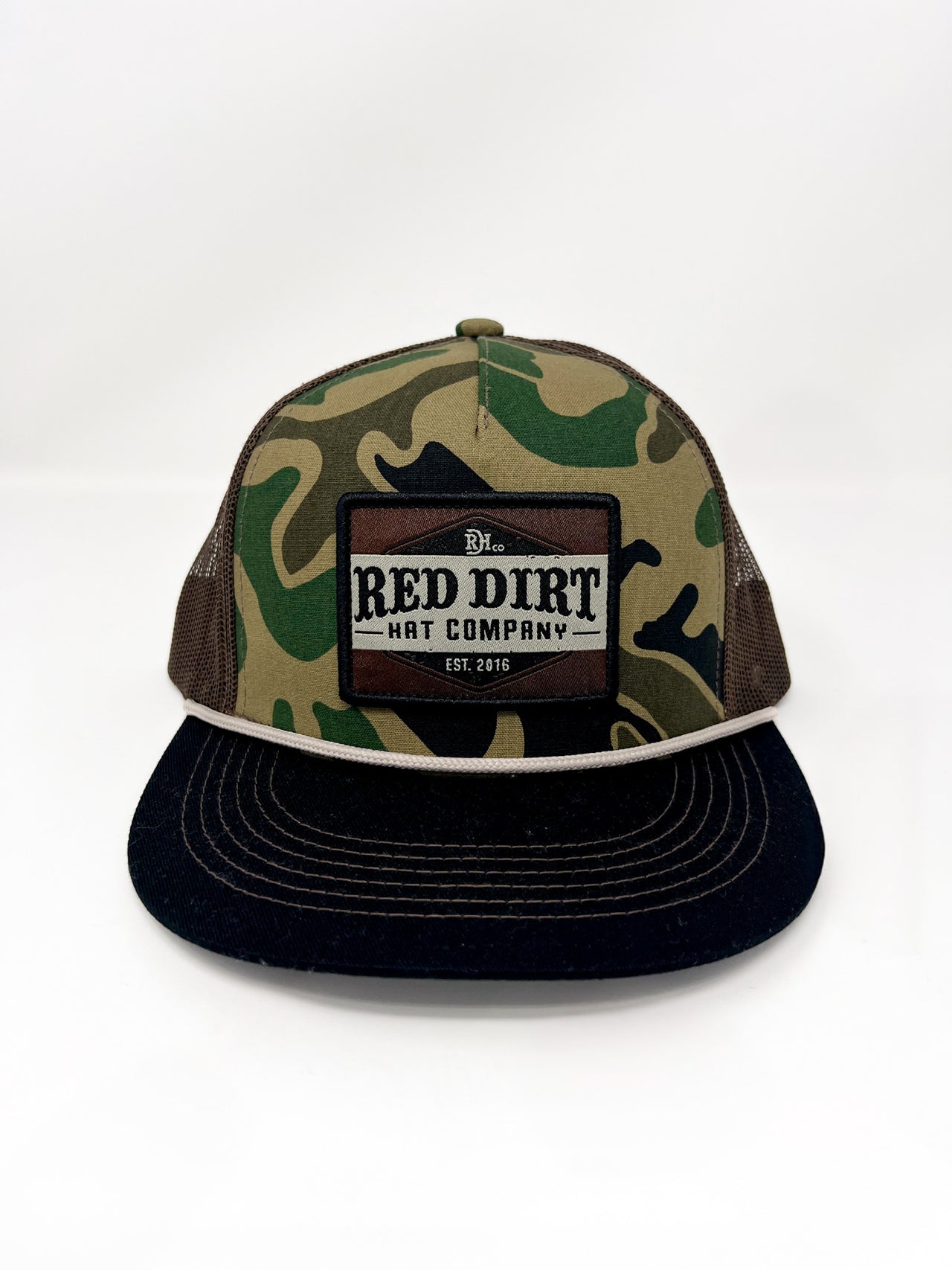 Tagged Out Hat- Old Skool Camo Black