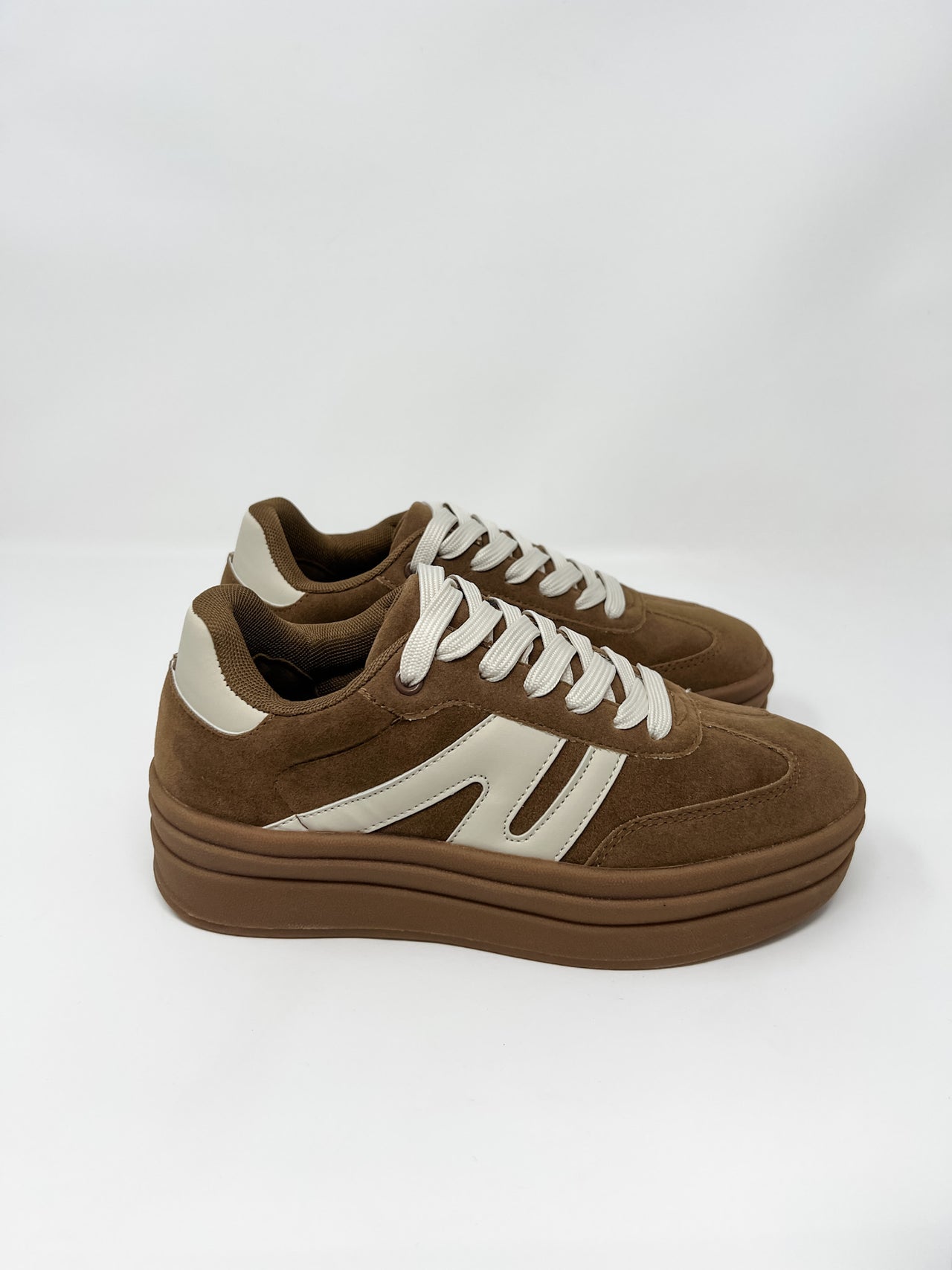 Topping Sneakers- Tan/Beige