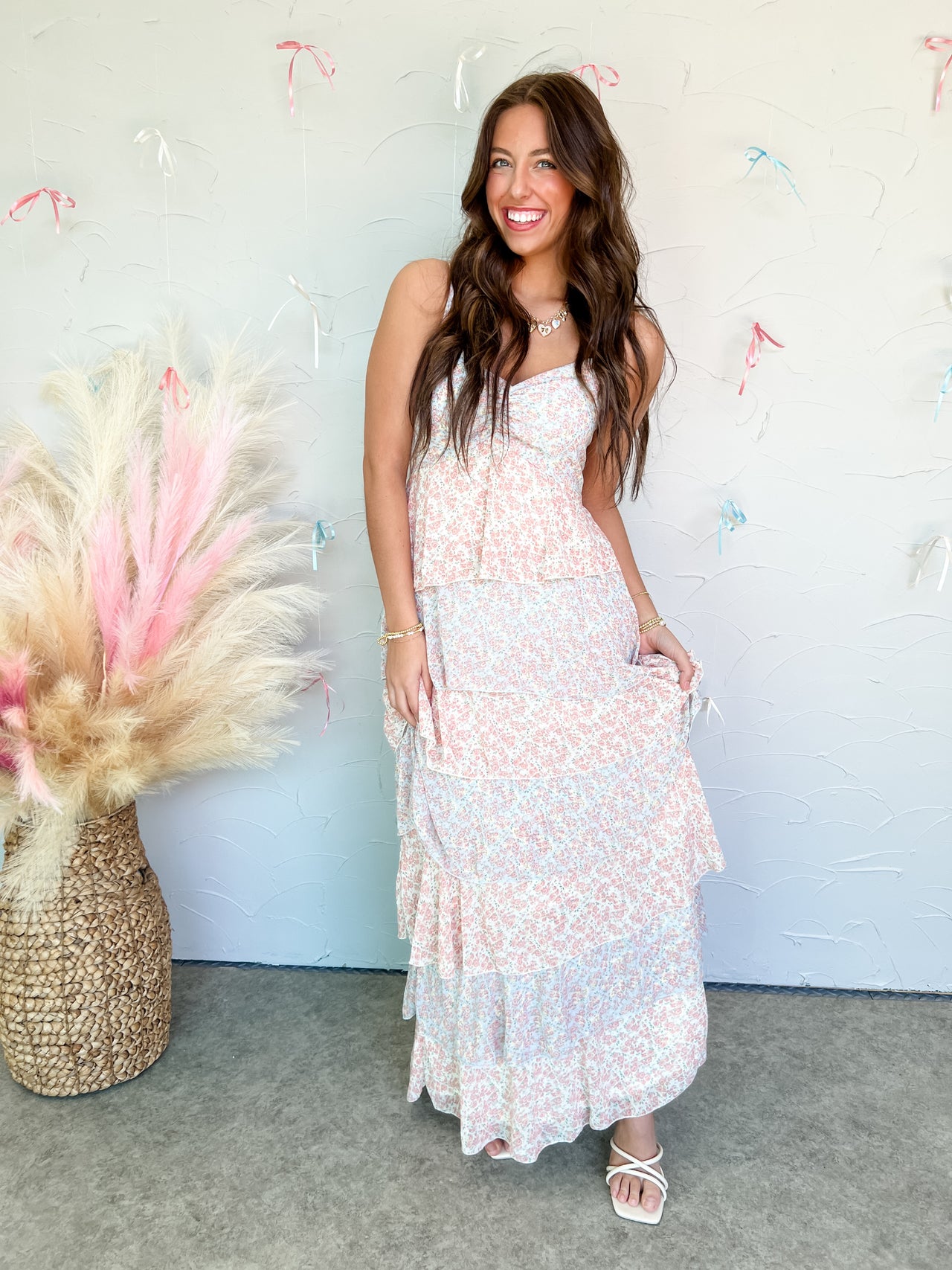 Cute Things To Say Floral Maxi Dress