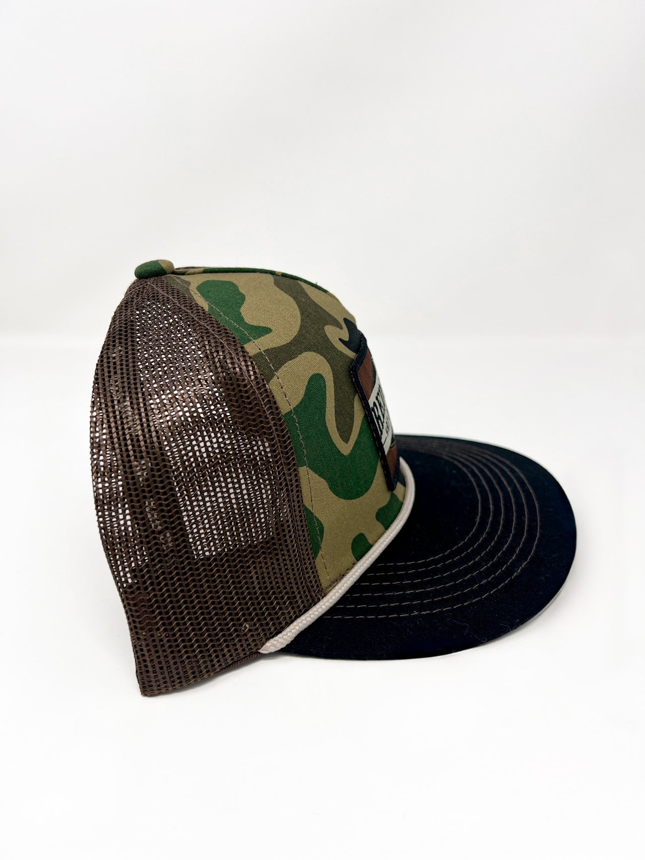 Tagged Out Hat- Old Skool Camo Black