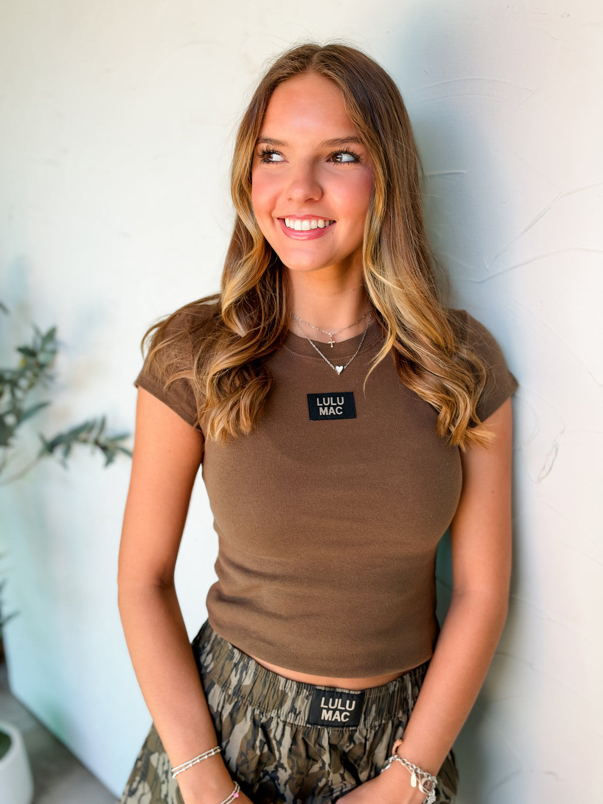 Lulu Mac Baby Doll Top- DK Olive