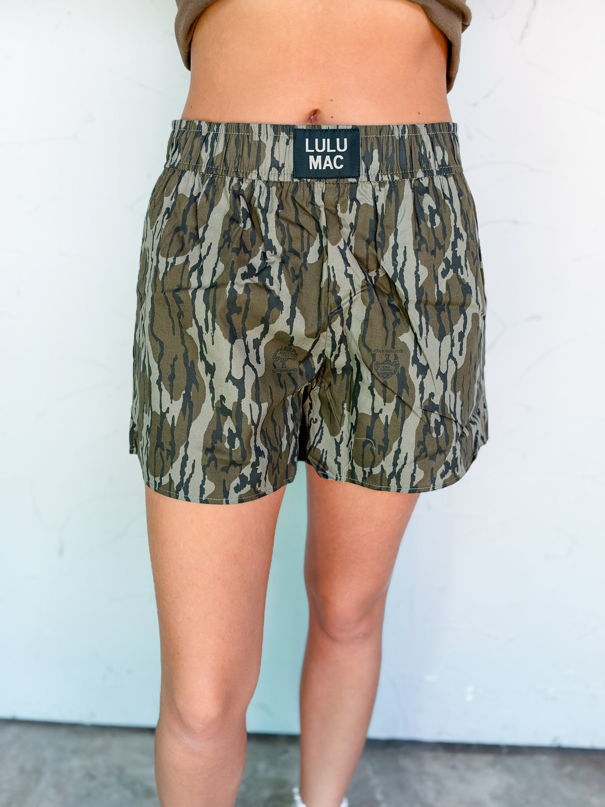 Lulu Mac Boxer Shorts- Mossy Oak Bottomland
