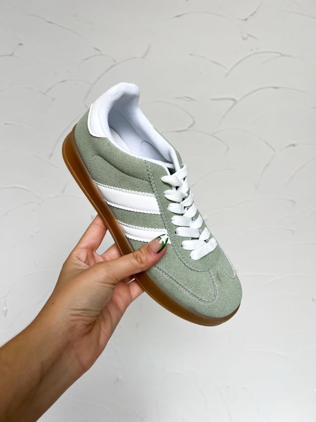 Deer Sneakers- Green/White