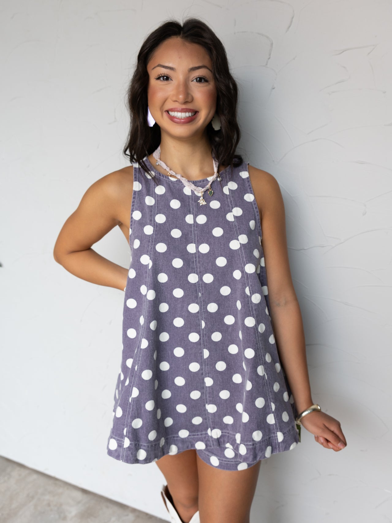 Be My Favorite Purple Polka Dot Set