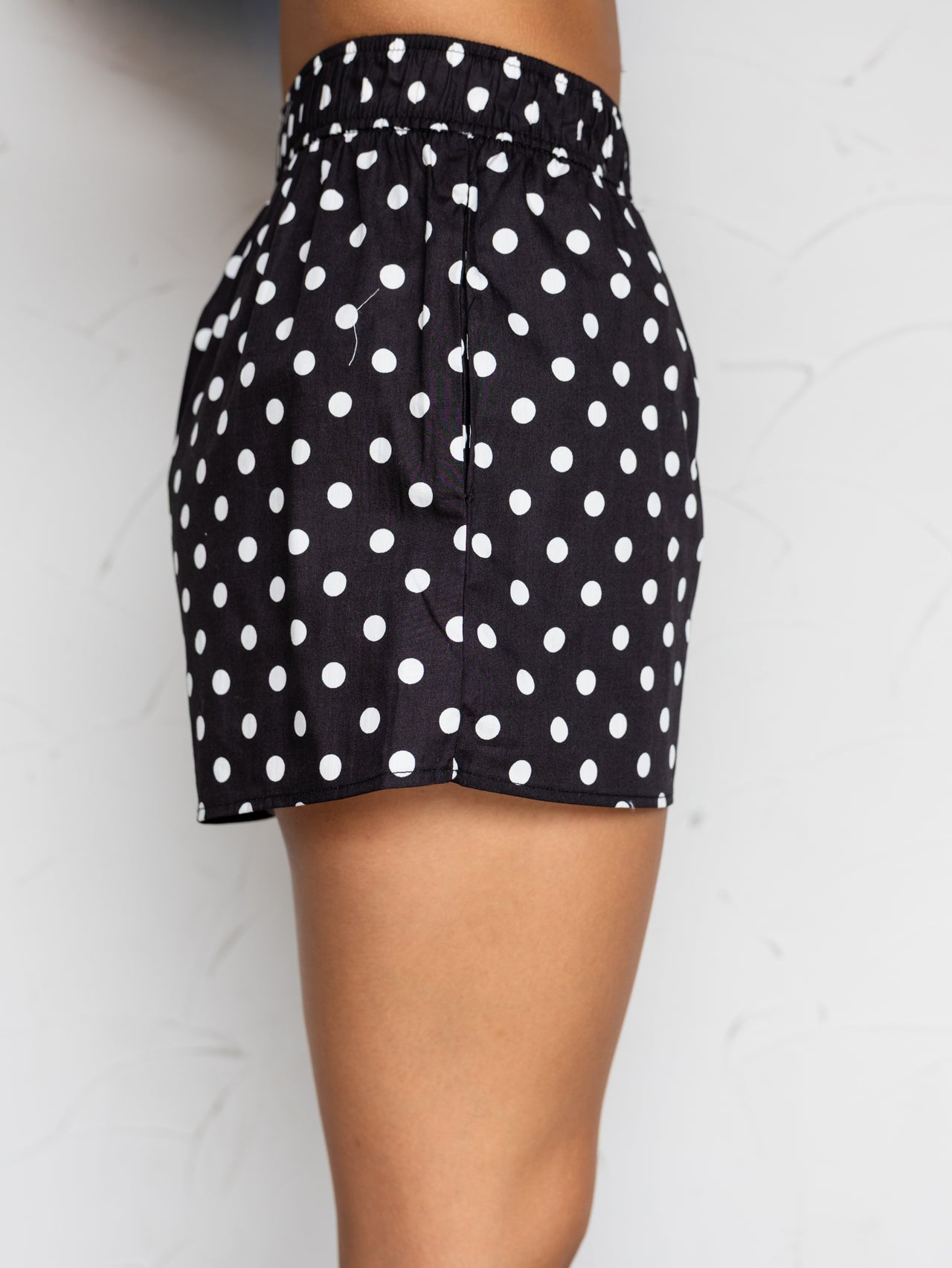 Lulu Mac Boxer Shorts- Black Polka Dot