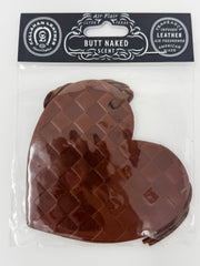 Heart shaped car freshie butt naked scent 