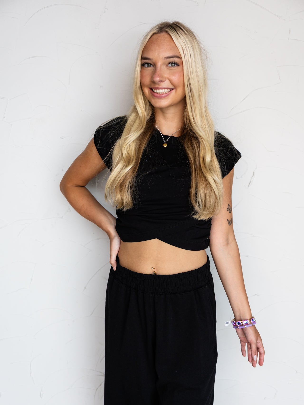 Feeling Sporty Crossover Set- Black