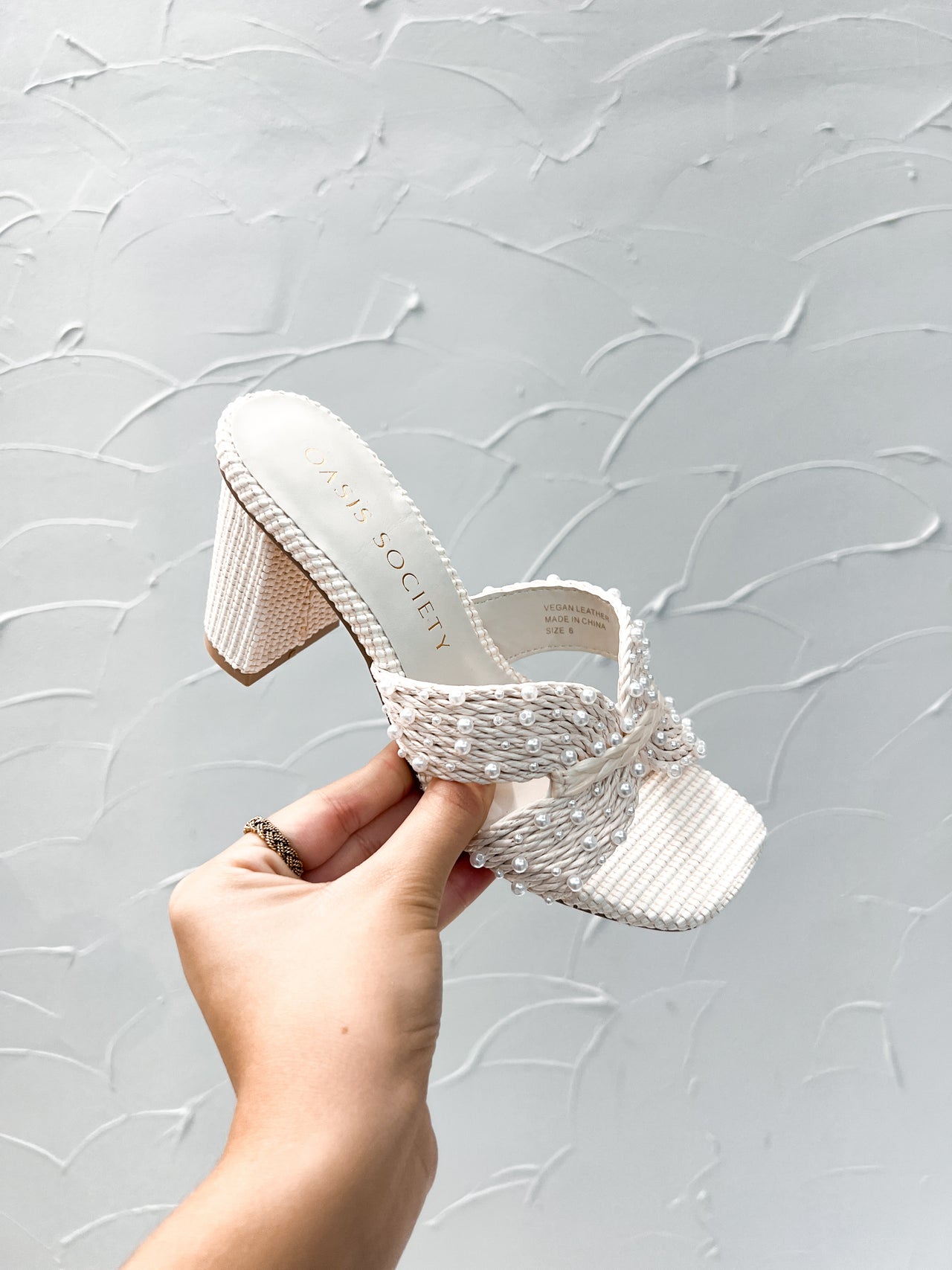 Tiara Pearl Heels