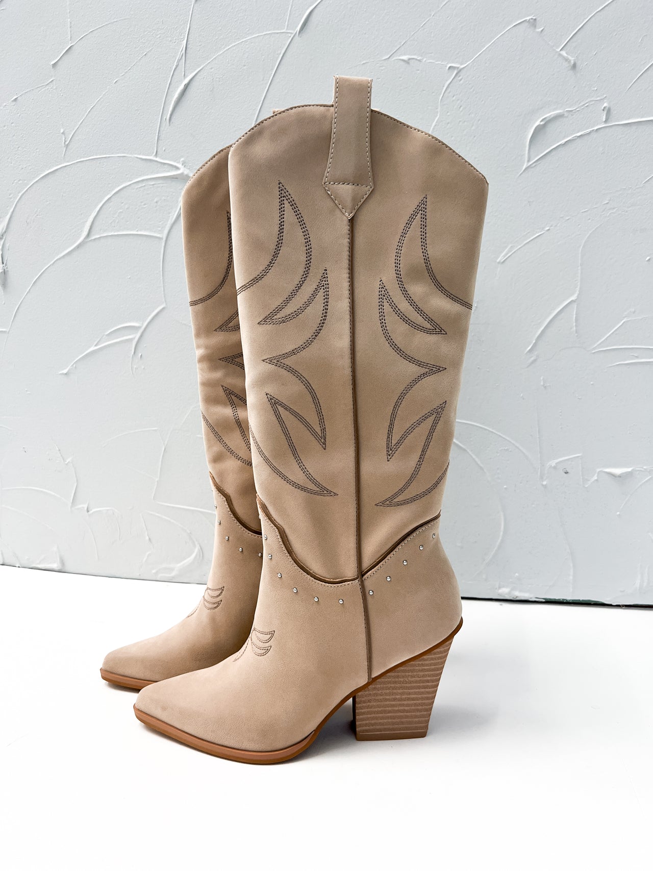 Ashton Taupe Western Boot