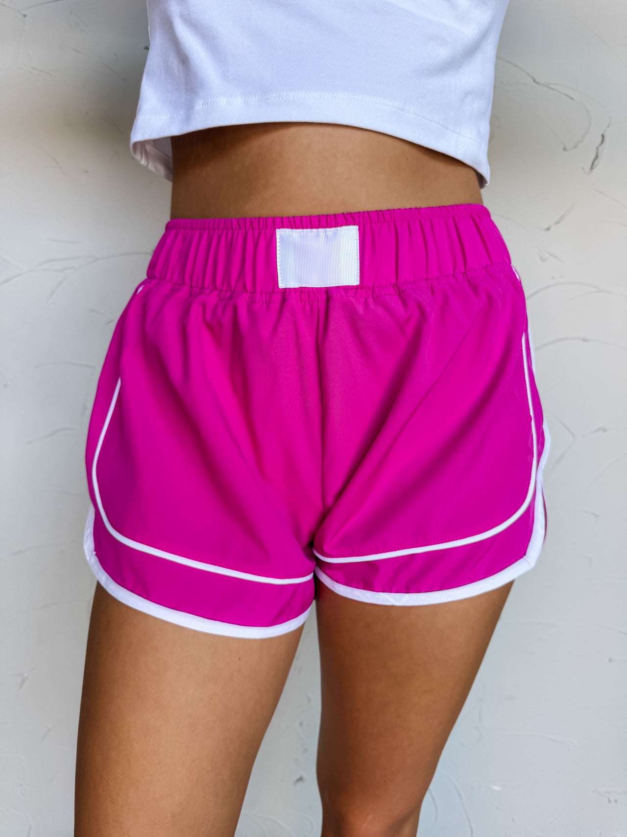 Matter Of Fact Dolphin Shorts- Lt Magenta