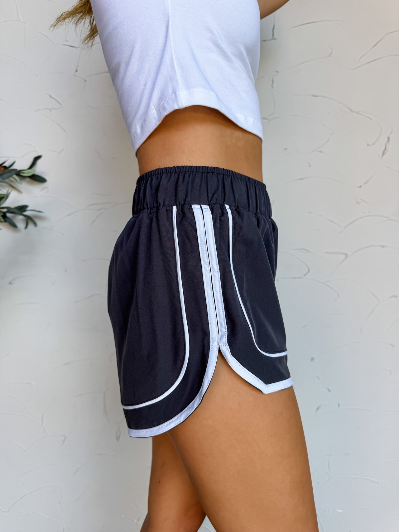 Matter Of Fact Dolphin Shorts- Ash Grey