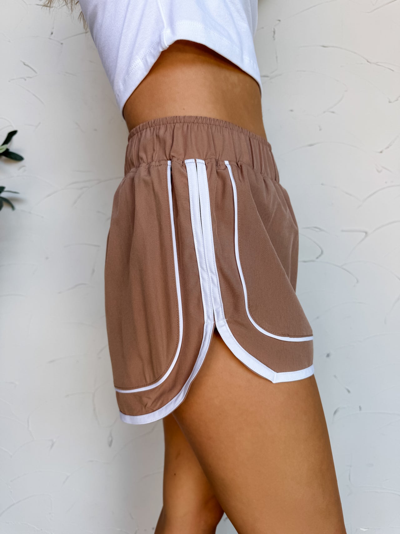 Matter Of Fact Dolphin Shorts- Cocoa